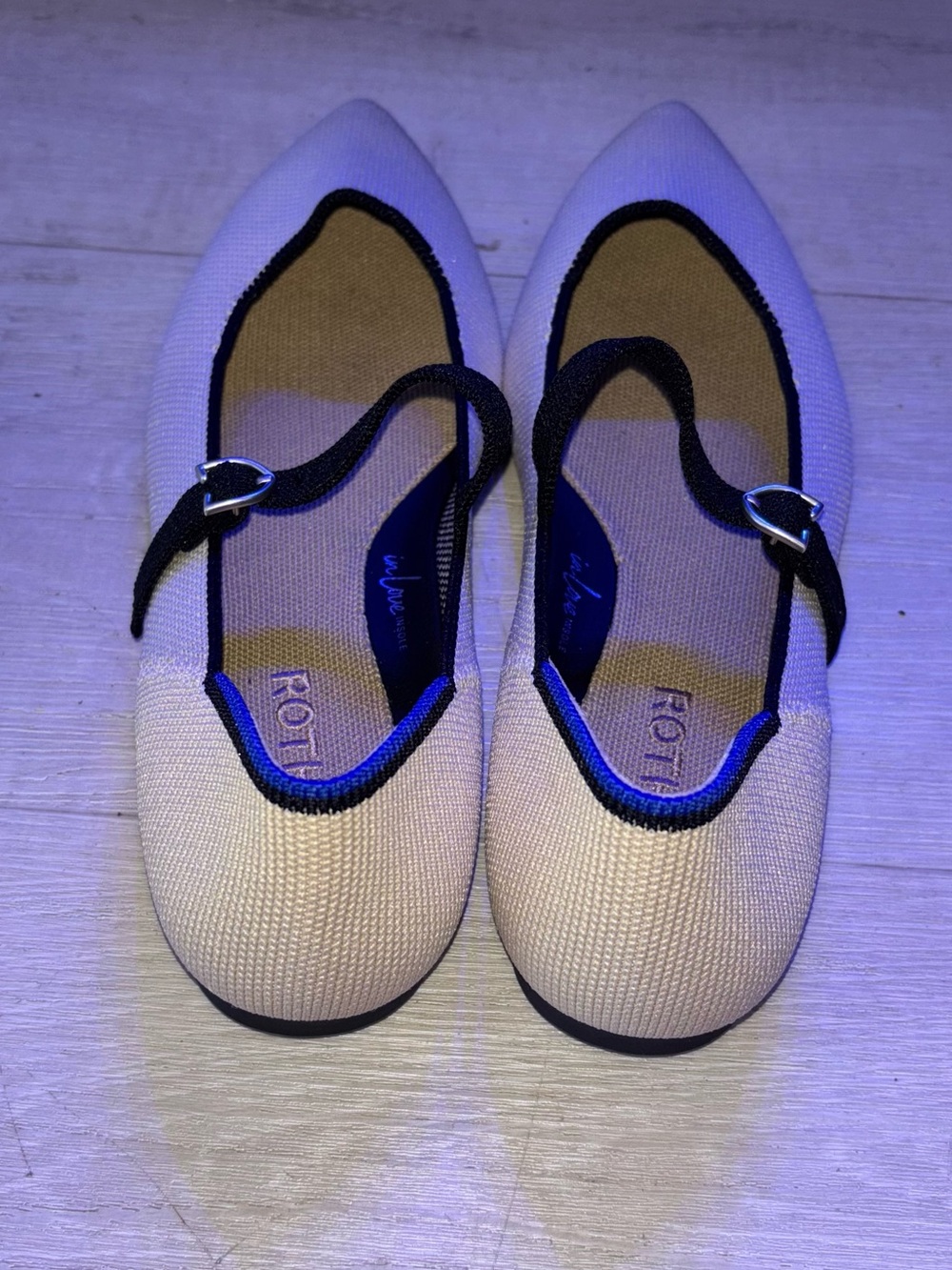 Rothy's Tan Mary Jane Flats 7.5 - Picture 4 of 7